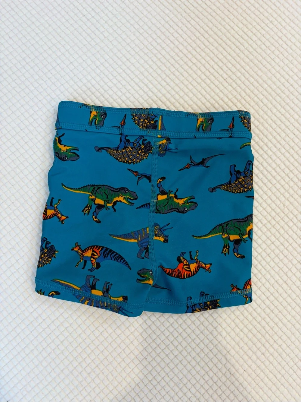 Hanna Andersson Dinosaur Print  lToddler Swim Shorts